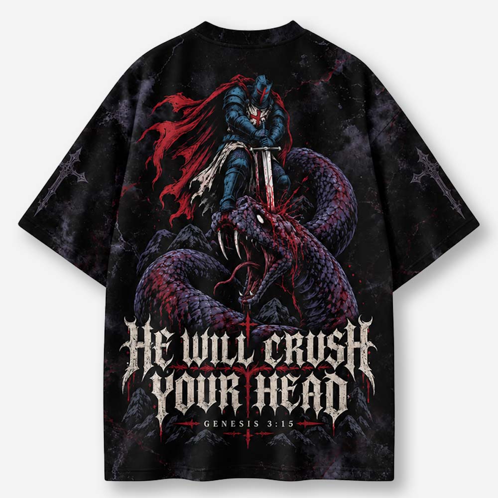 Serpent Vanquisher Eco Oversized Graphic Tees · GRS Certified