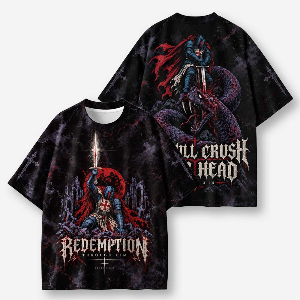Serpent Vanquisher Eco Oversized Graphic Tees · GRS Certified