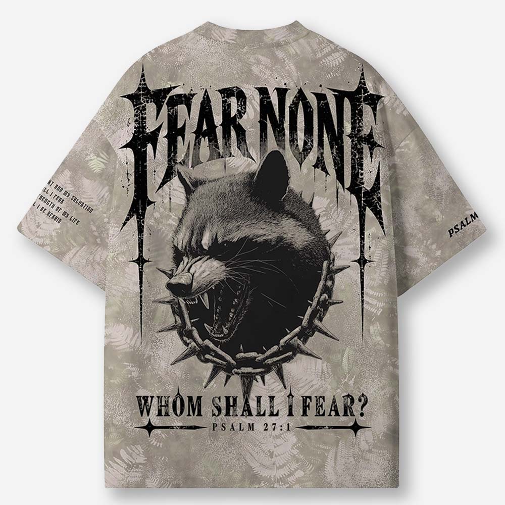 Raccoon Menace Eco Oversized Graphic Tees · GRS Certified