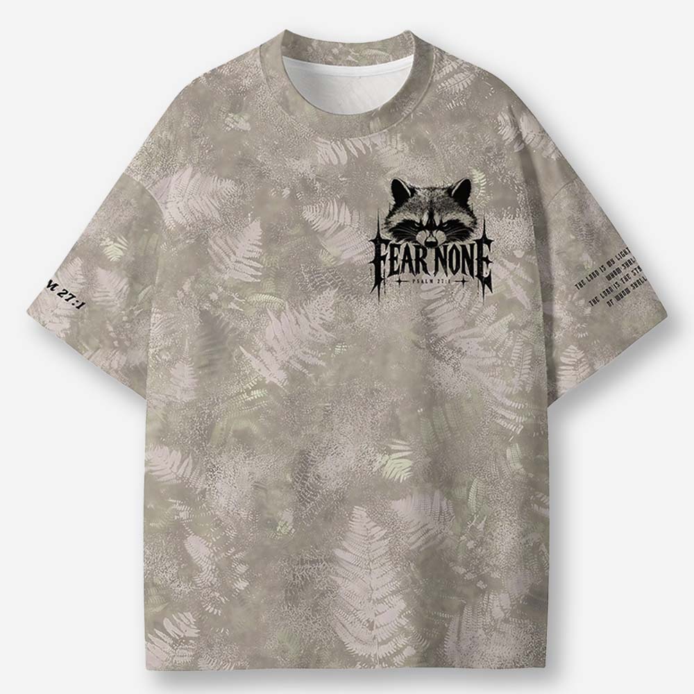 Raccoon Menace Eco Oversized Graphic Tees · GRS Certified