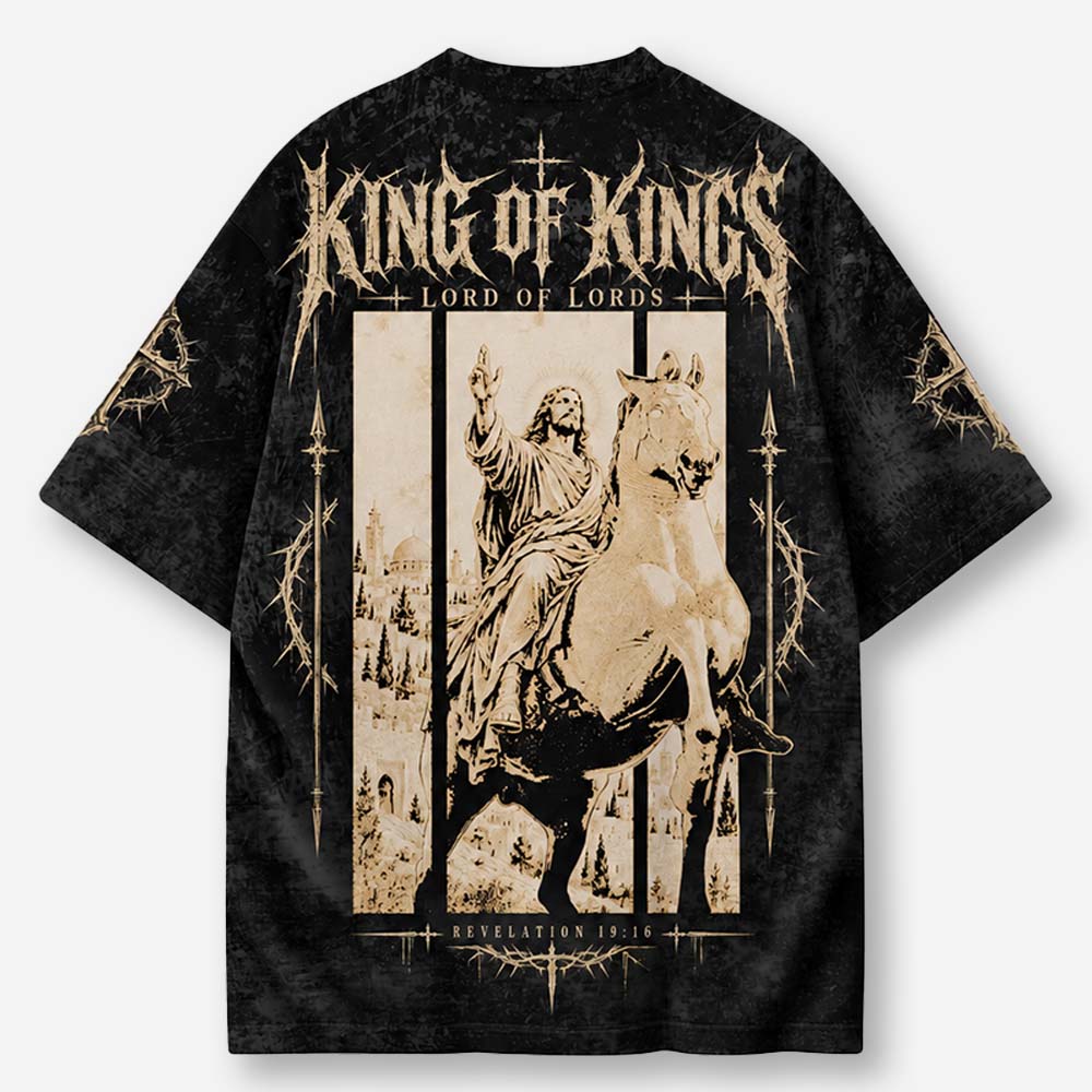 Throne Rider Eco Oversized Graphic Tees · GRS Certified