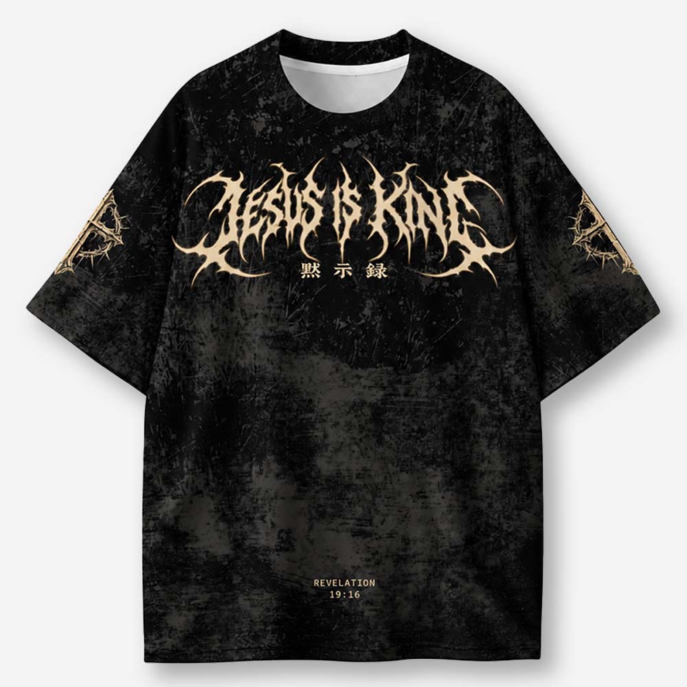 Throne Rider Eco Oversized Graphic Tees · GRS Certified