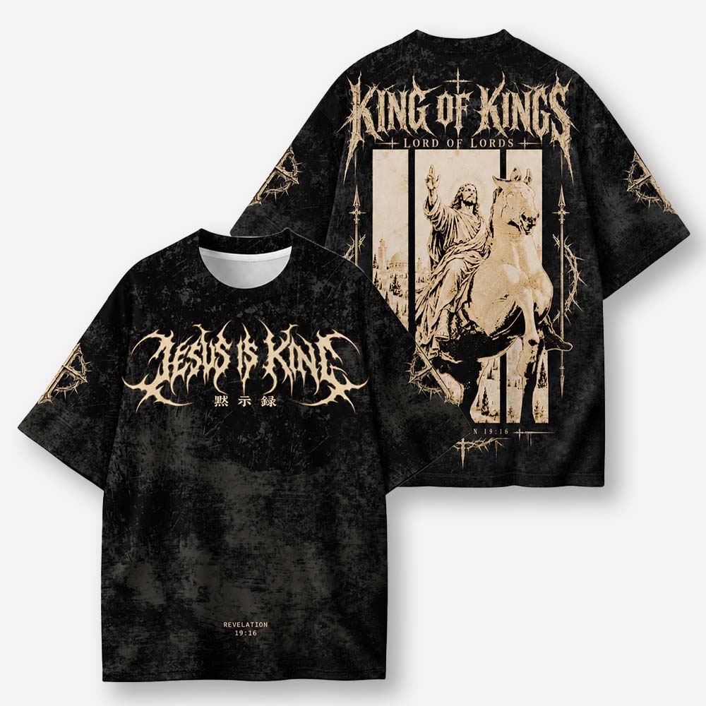 Throne Rider Eco Oversized Graphic Tees · GRS Certified