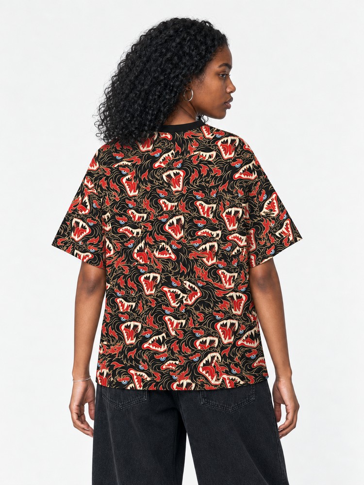 Feral Pack Eco Oversized Graphic Tees · GRS Certified