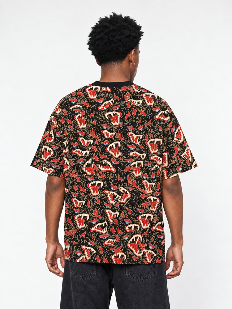 Feral Pack Eco Oversized Graphic Tees · GRS Certified