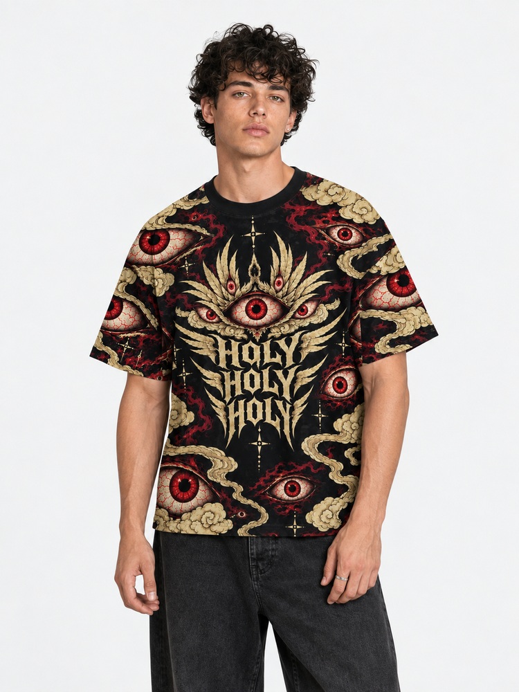 Watcher Wings Eco Oversized Graphic Tees · GRS Certified