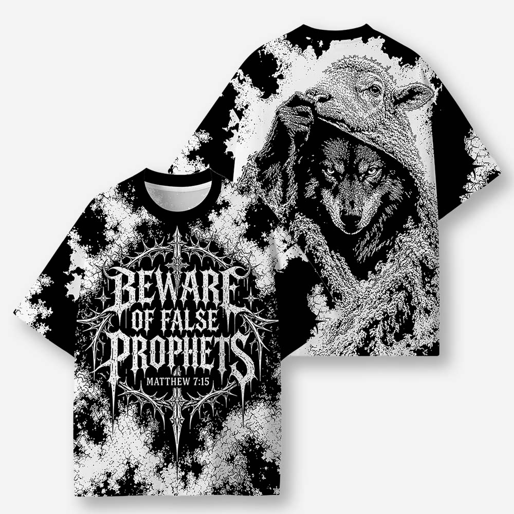 Hidden Wolf Eco Oversized Graphic Tees · GRS Certified