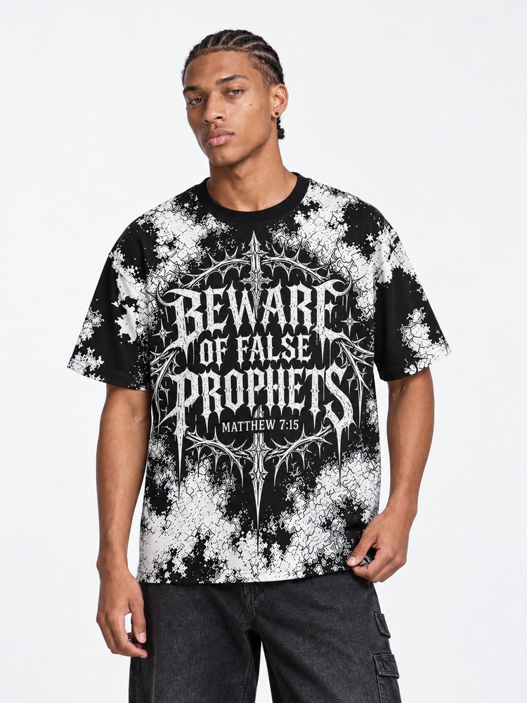 Hidden Wolf Eco Oversized Graphic Tees · GRS Certified