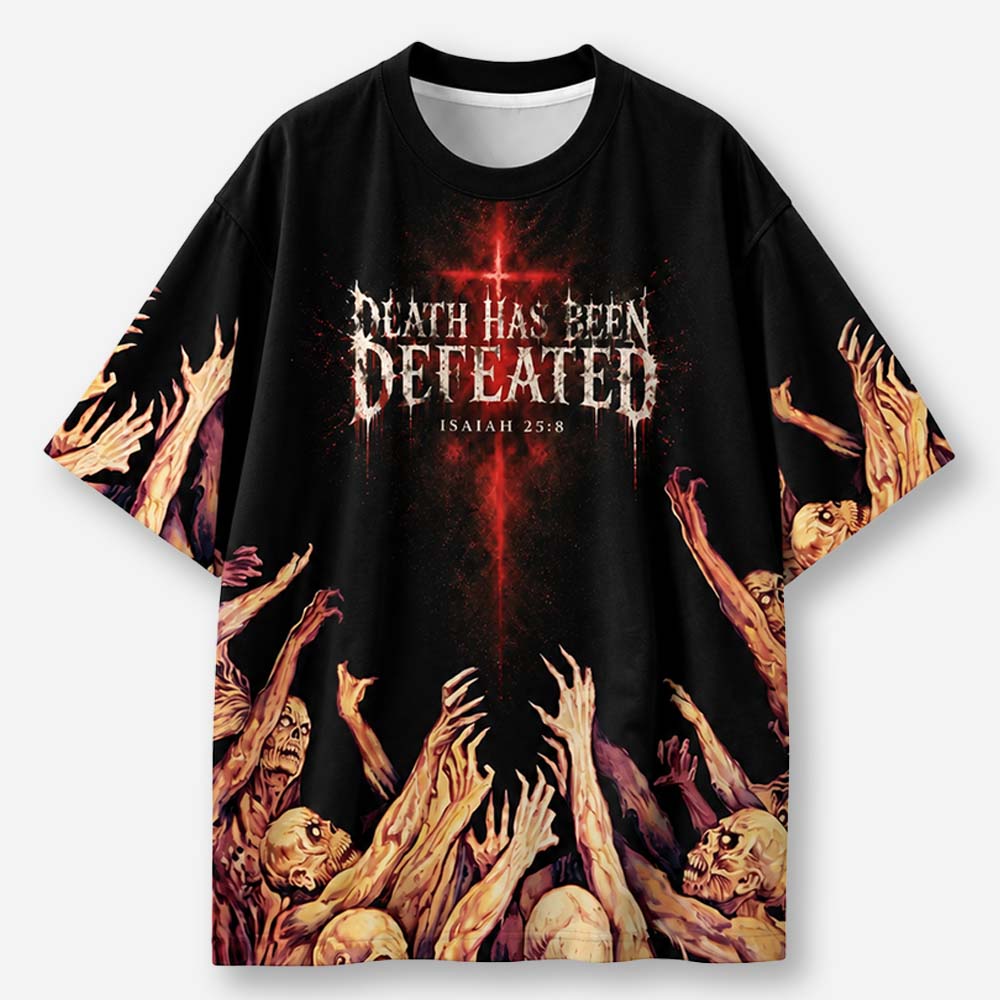 Crimson Inferno Eco Oversized Graphic Tees · GRS Certified