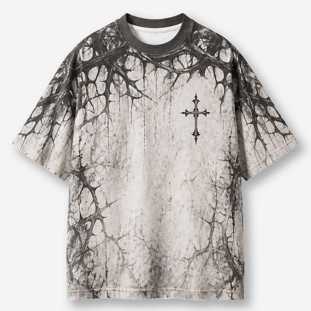 Crowned Lamb Eco Oversized Graphic Tees · GRS Certified