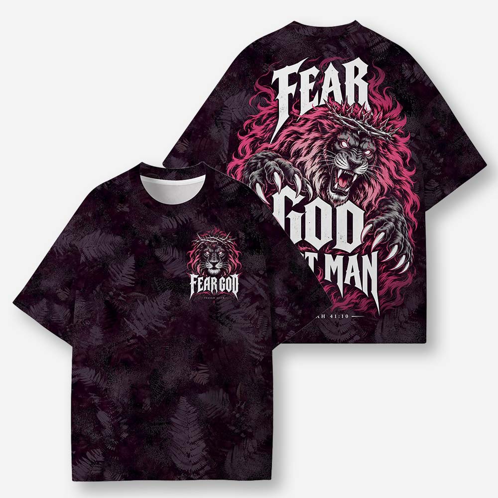 Crimson Beast Eco Oversized Graphic Tees · GRS Certified