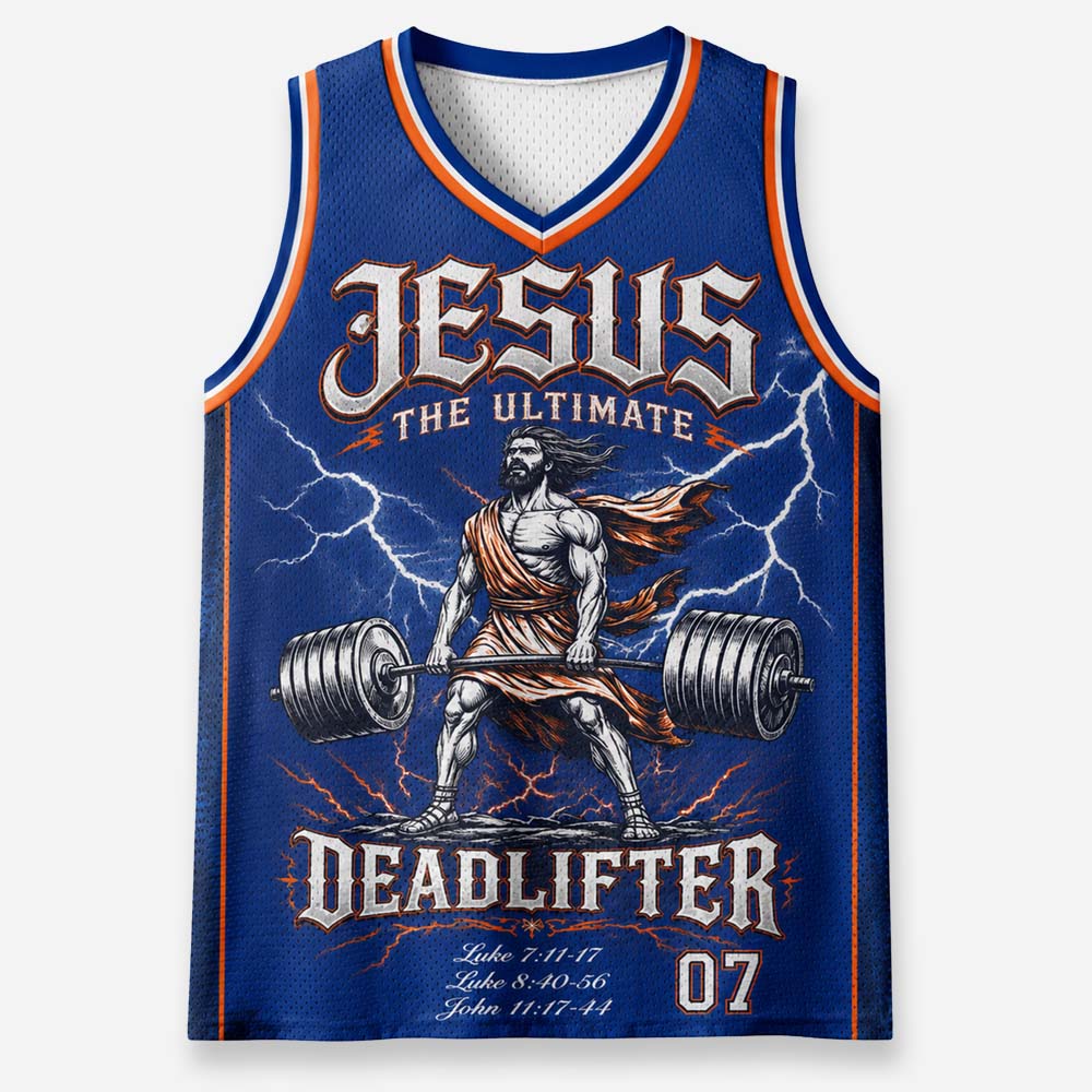 The Ultimate Deadlifter Graphic Mesh Jersey Tank Top