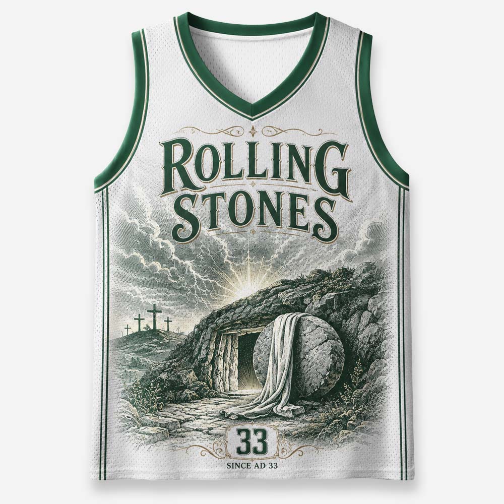 Storm Stone Graphic Mesh Jersey Tank Top