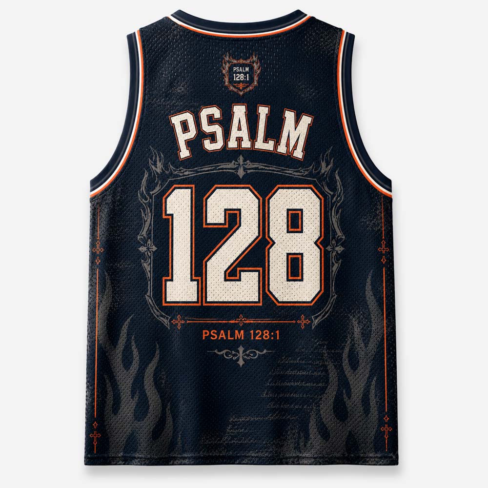 Fearless Flame Graphic Mesh Jersey Tank Top