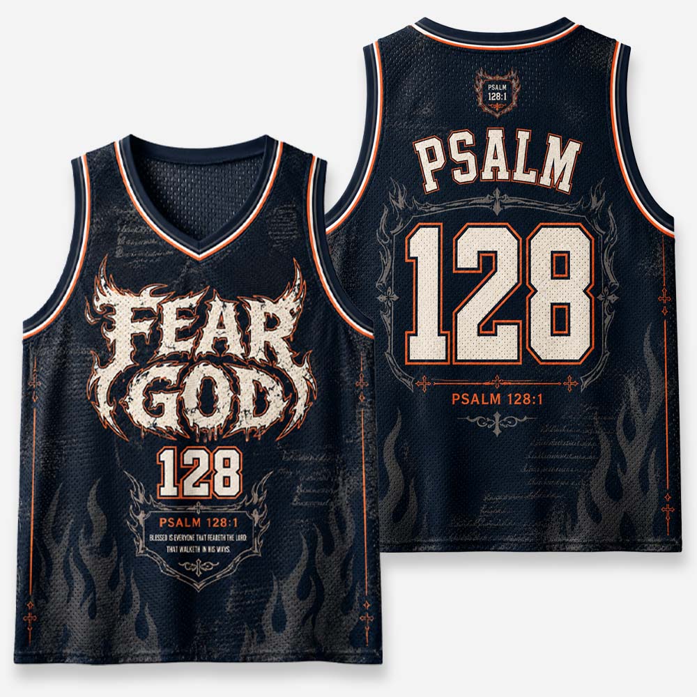 Fearless Flame Graphic Mesh Jersey Tank Top