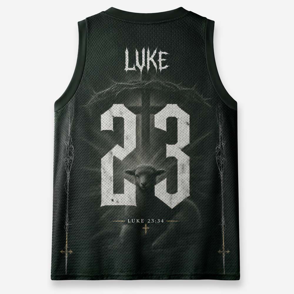 Lamb Worthy Graphic Mesh Jersey Tank Top