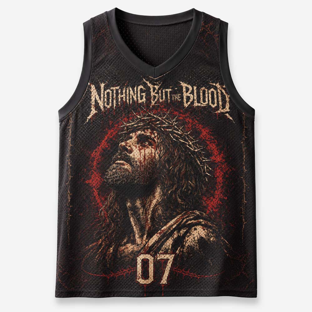 Thorn Blood Graphic Mesh Jersey Tank Top
