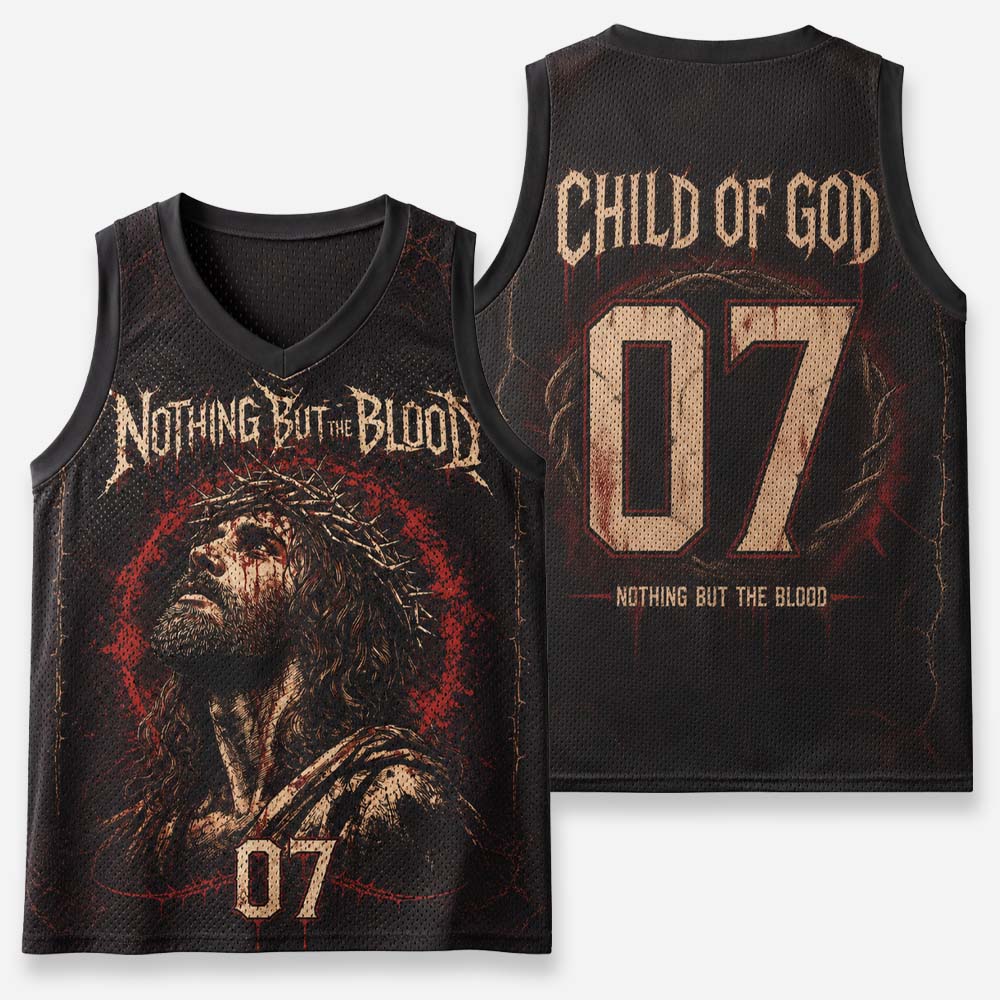 Thorn Blood Graphic Mesh Jersey Tank Top