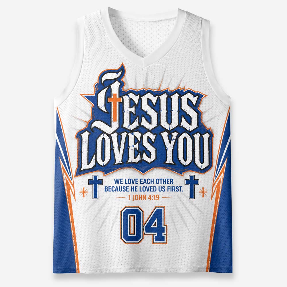 Love Message Graphic Mesh Jersey Tank Top