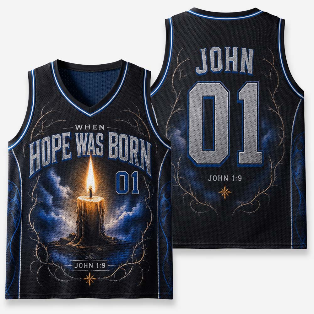 Hope Candle Graphic Mesh Jersey Tank Top