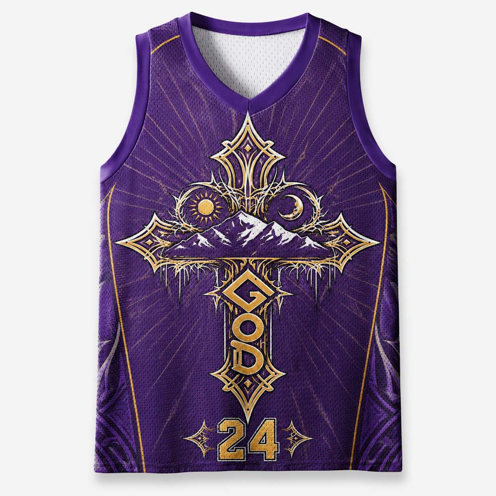 Mountain Crest Graphic Mesh Jersey Tank Top