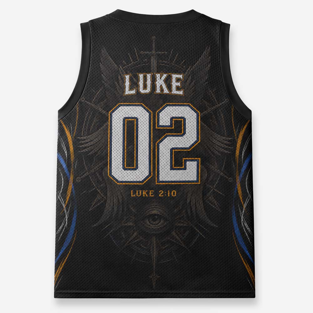 Fearless Wing Graphic Mesh Jersey Tank Top