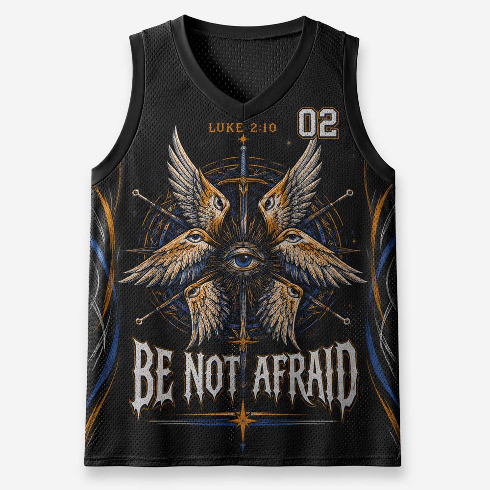 Fearless Wing Graphic Mesh Jersey Tank Top
