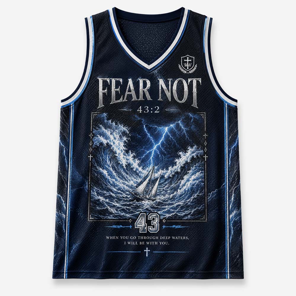 Fearless Storm Graphic Mesh Jersey Tank Top