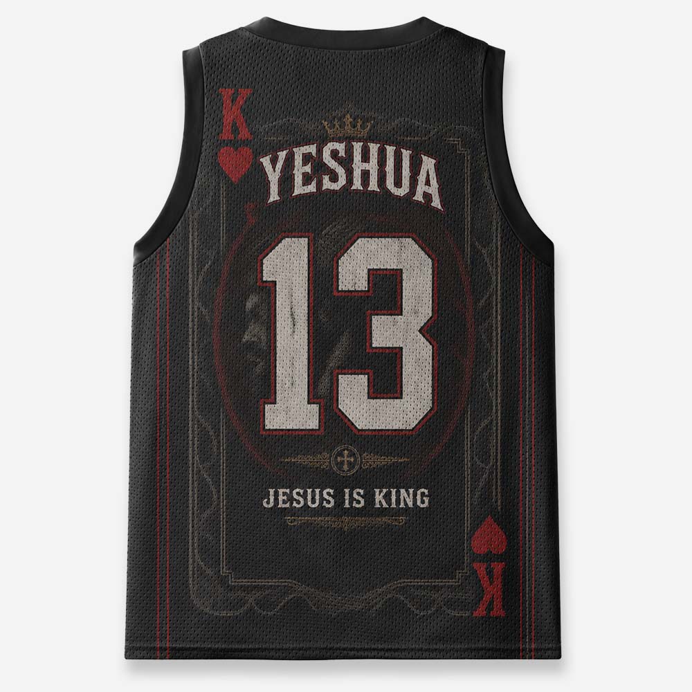 Crown Card Graphic Mesh Jersey Tank Top