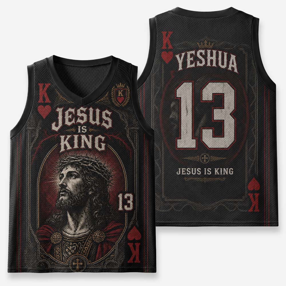 Crown Card Graphic Mesh Jersey Tank Top