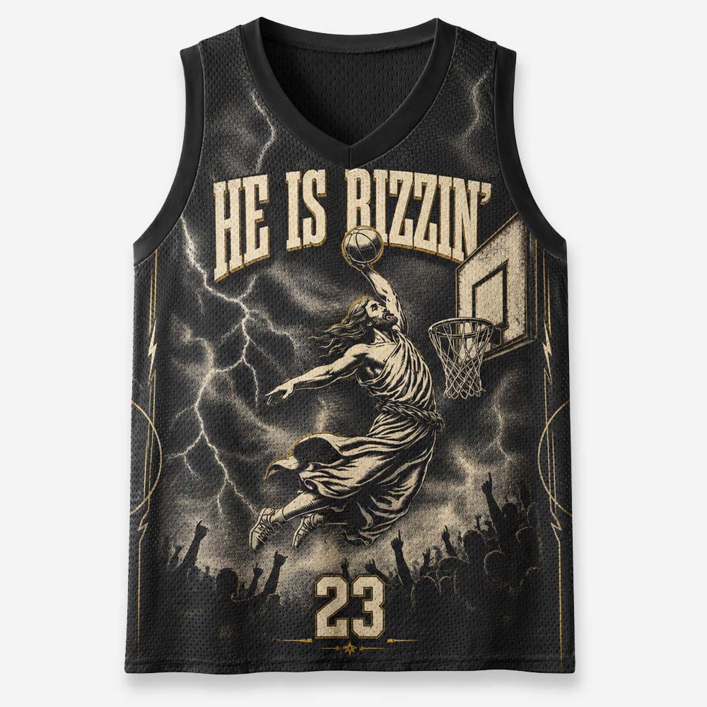 Rizzin Dunk Graphic Mesh Jersey Tank Top