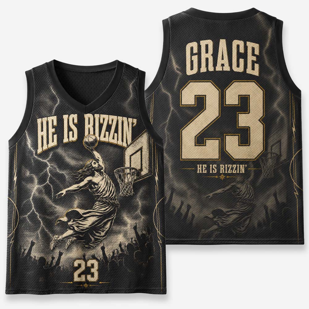 Rizzin Dunk Graphic Mesh Jersey Tank Top