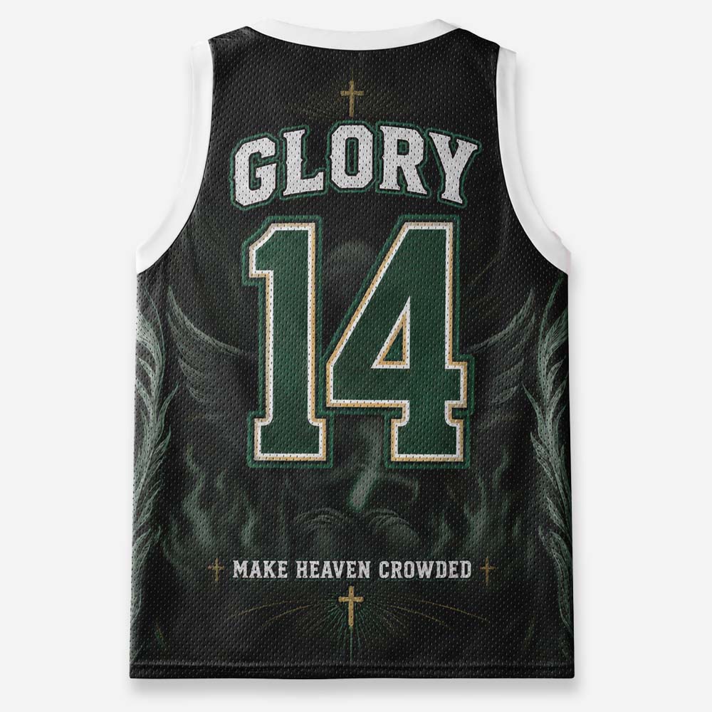 Angel Graphic Graphic Mesh Jersey Tank Top