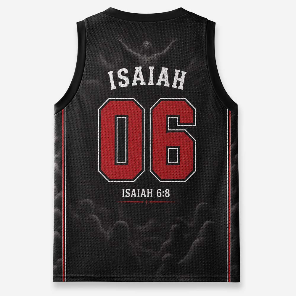 Send Me Graphic Mesh Jersey Tank Top