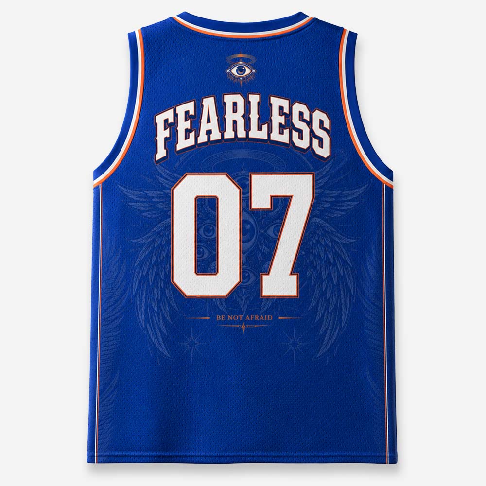 Fearless Eye Wing Graphic Mesh Jersey Tank Top