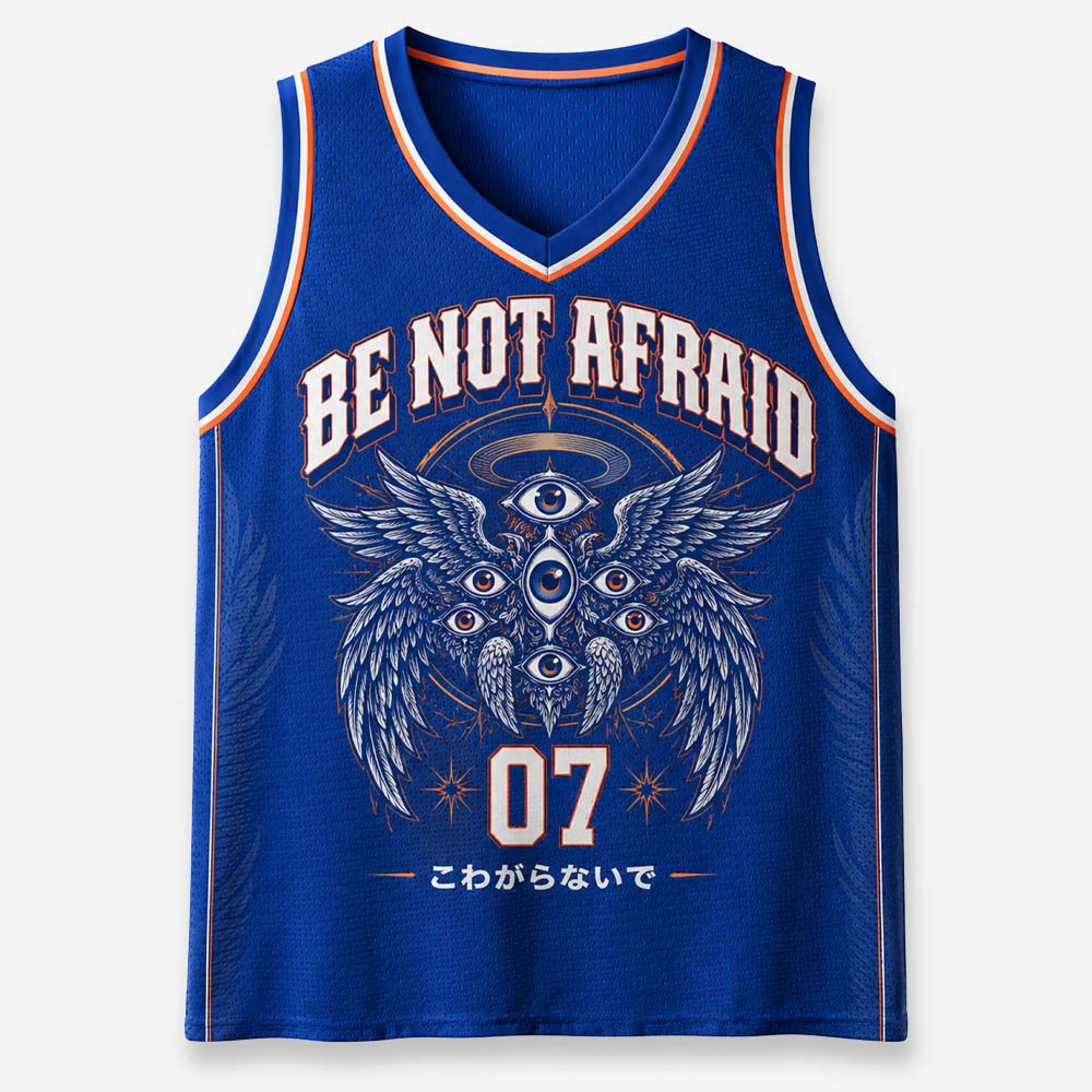 Fearless Eye Wing Graphic Mesh Jersey Tank Top