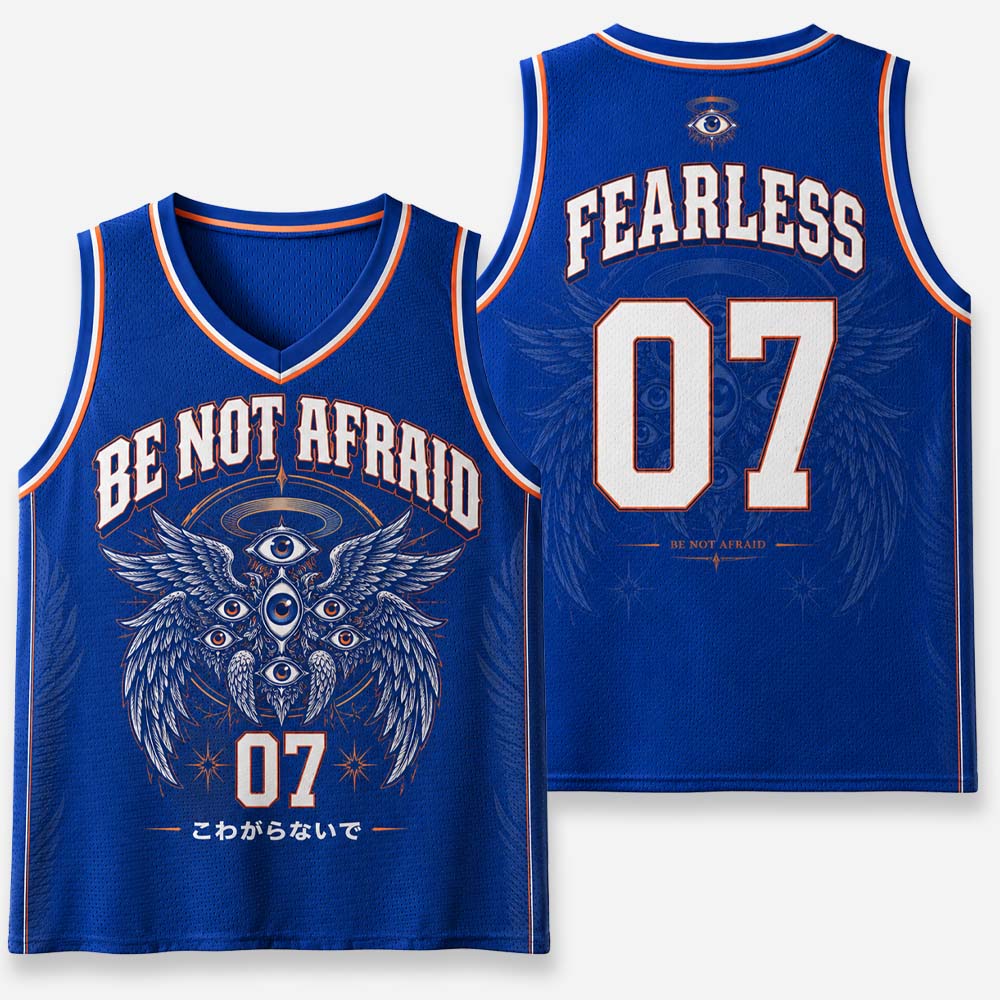Fearless Eye Wing Graphic Mesh Jersey Tank Top