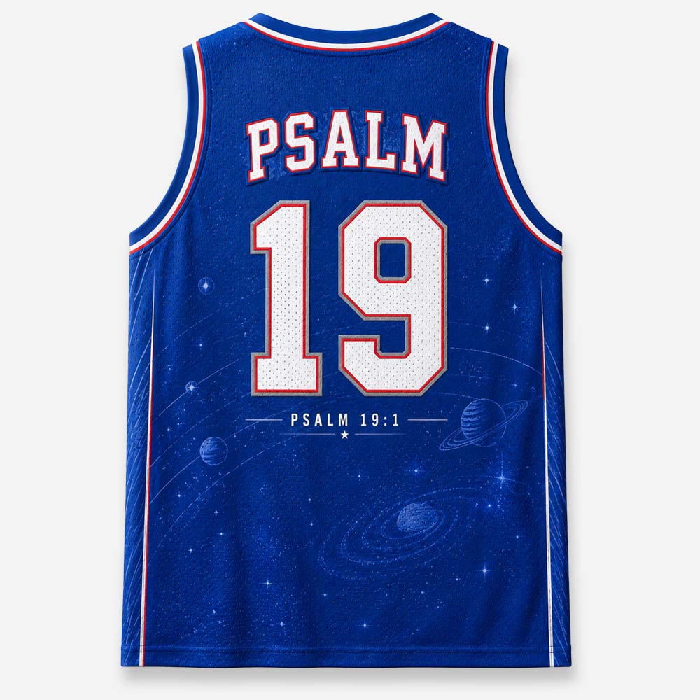 Celestial Wonder Graphic Mesh Jersey Tank Top