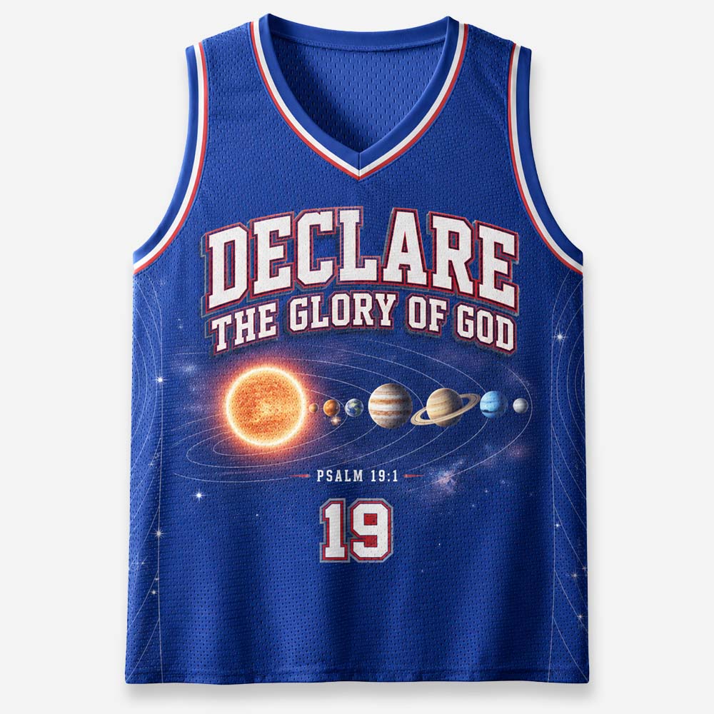 Celestial Wonder Graphic Mesh Jersey Tank Top