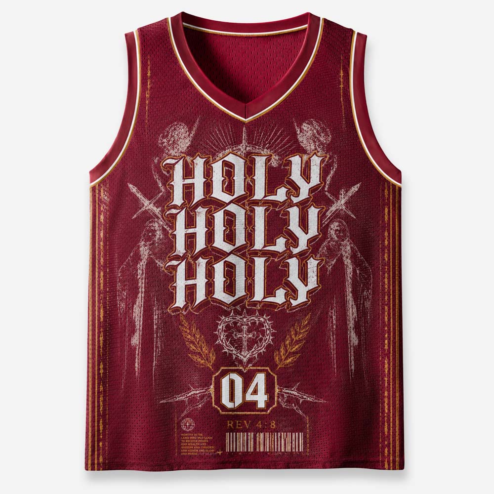 Threefold Praise Graphic Mesh Jersey Tank Top