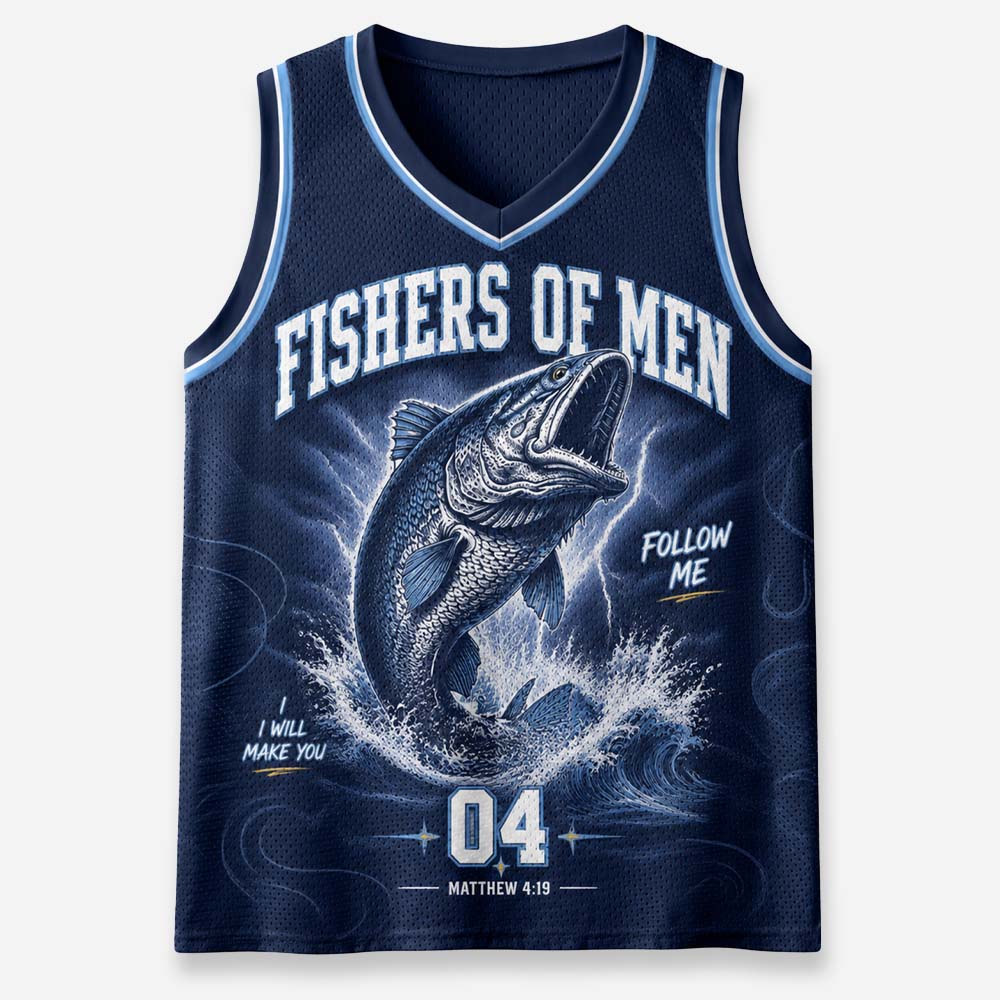 Storm Fish Graphic Mesh Jersey Tank Top