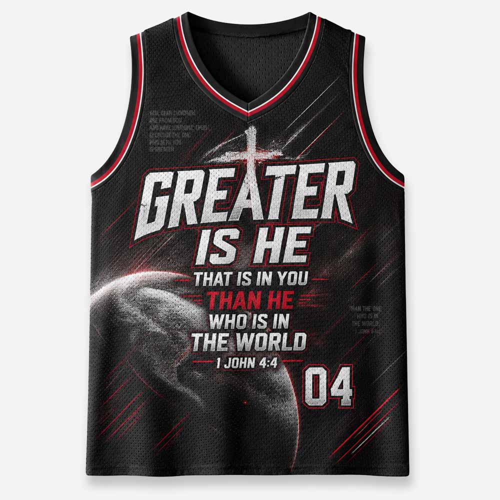 Greater Within Graphic Mesh Jersey Tank Top