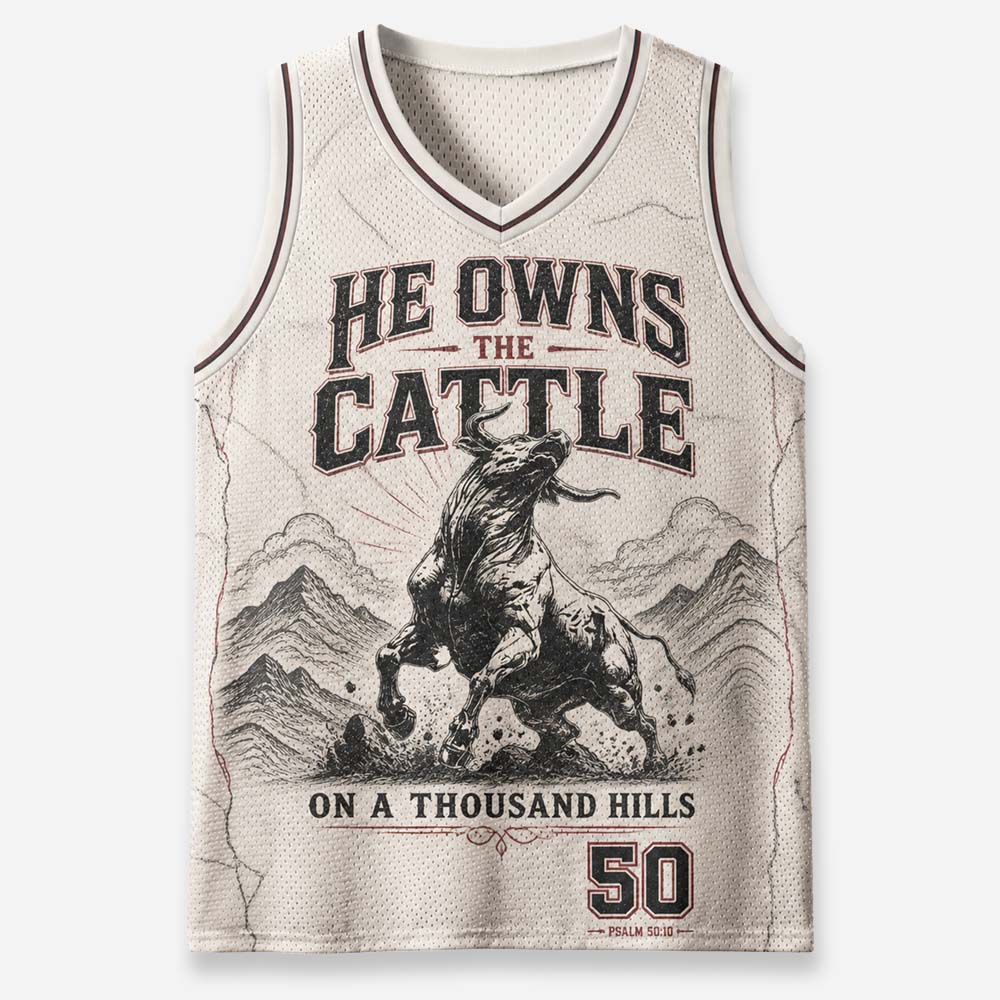 The Cattle Graphic Mesh Jersey Tank Top