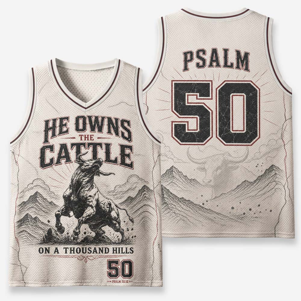 The Cattle Graphic Mesh Jersey Tank Top