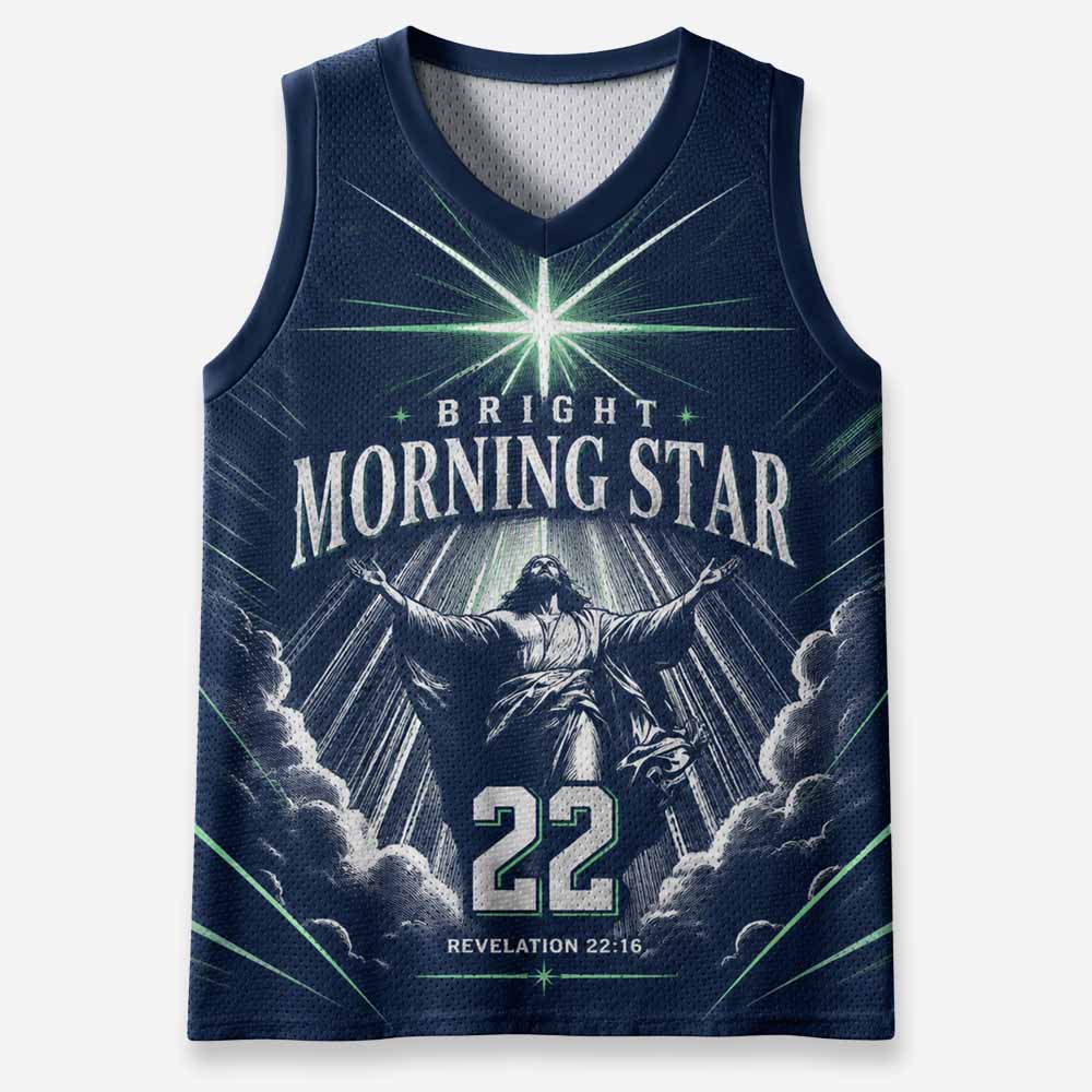 Bright Morning Star Graphic Mesh Jersey Tank Top