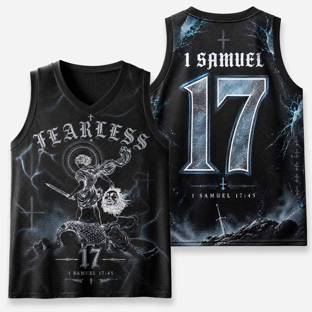 Fearless Graphic Mesh Jersey Tank Top