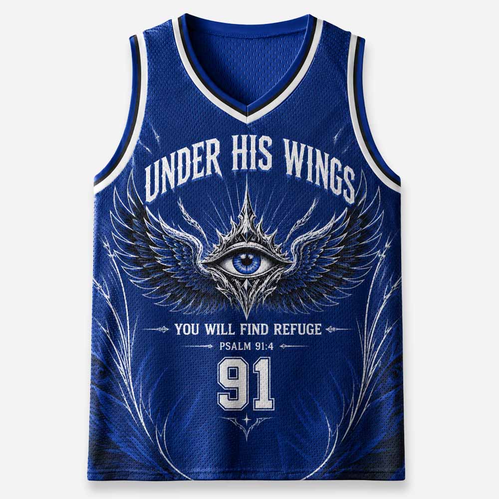 Eye Wings Graphic Mesh Jersey Tank Top