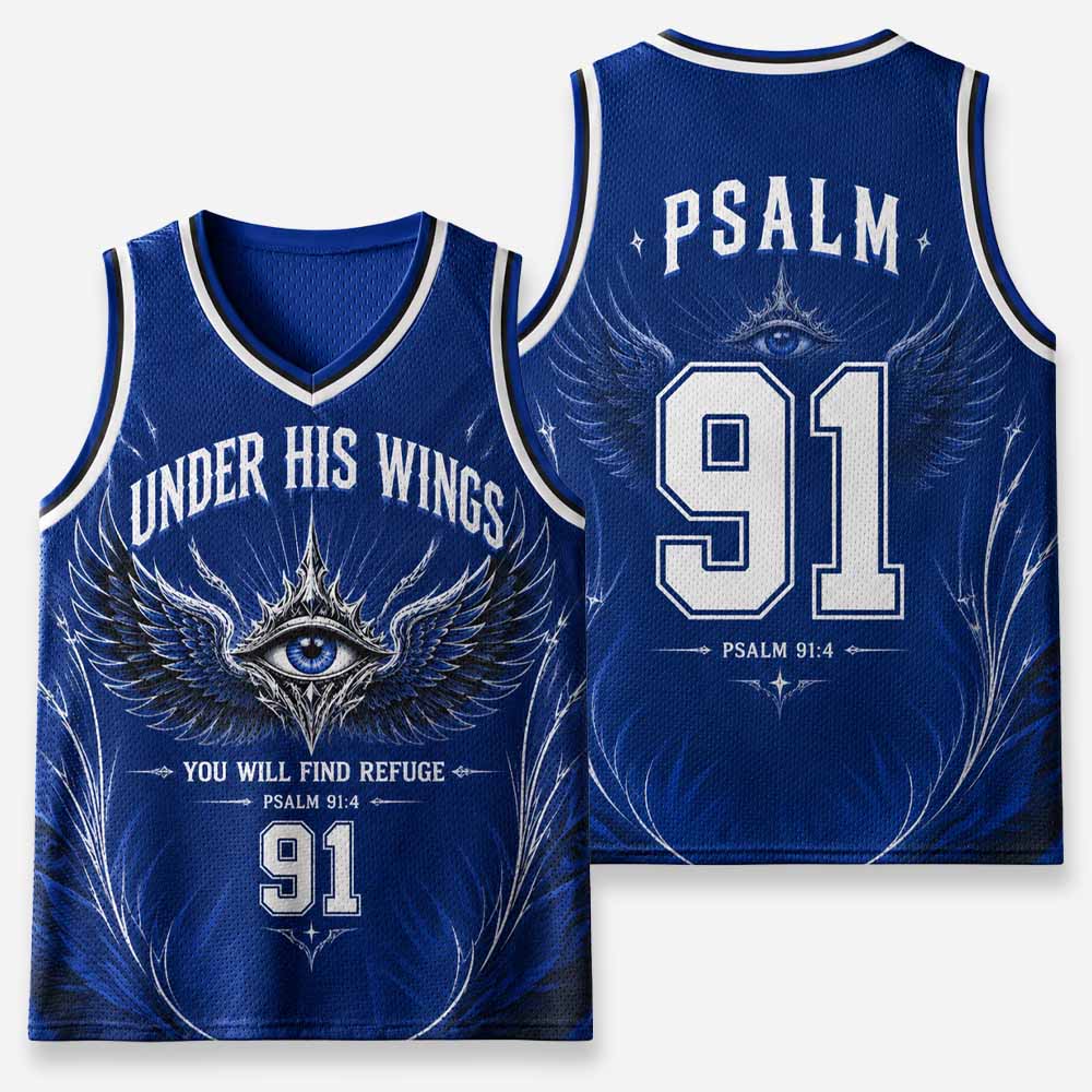 Eye Wings Graphic Mesh Jersey Tank Top