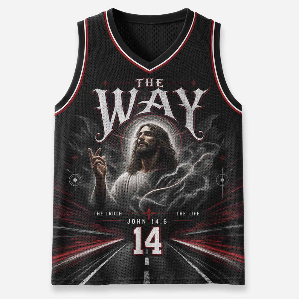 The Way Graphic Mesh Jersey Tank Top