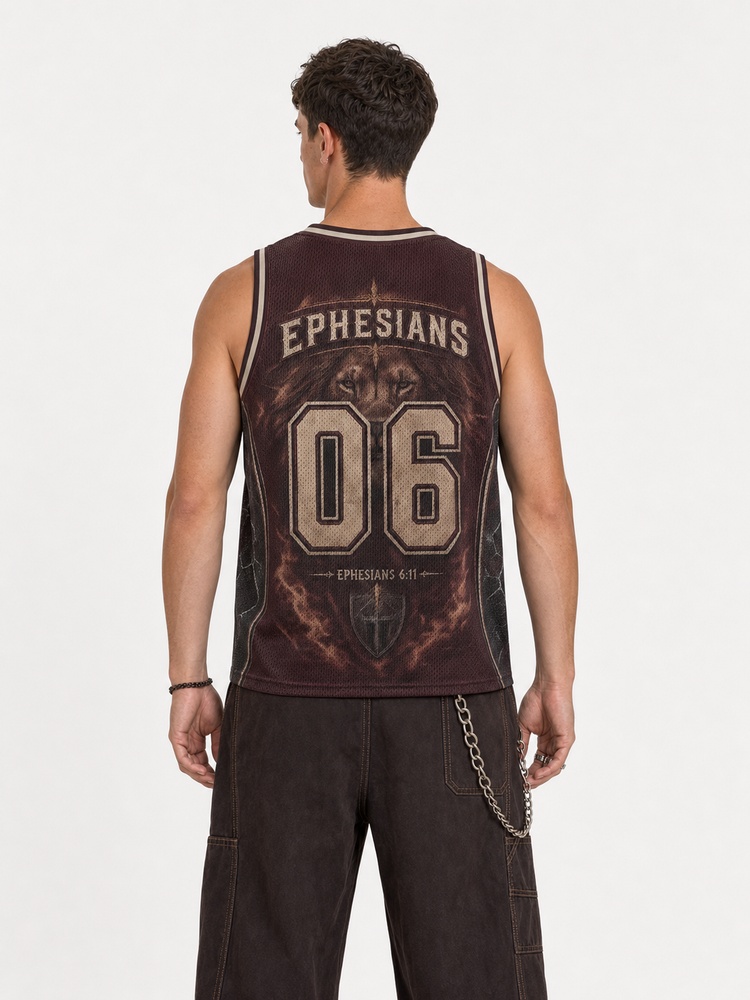 Armor Lion Graphic Mesh Jersey Tank Top
